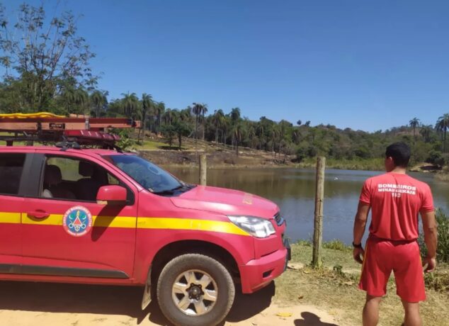 Bombeiros resgatam corpo em lagoa no povoado de Brejo Alegre