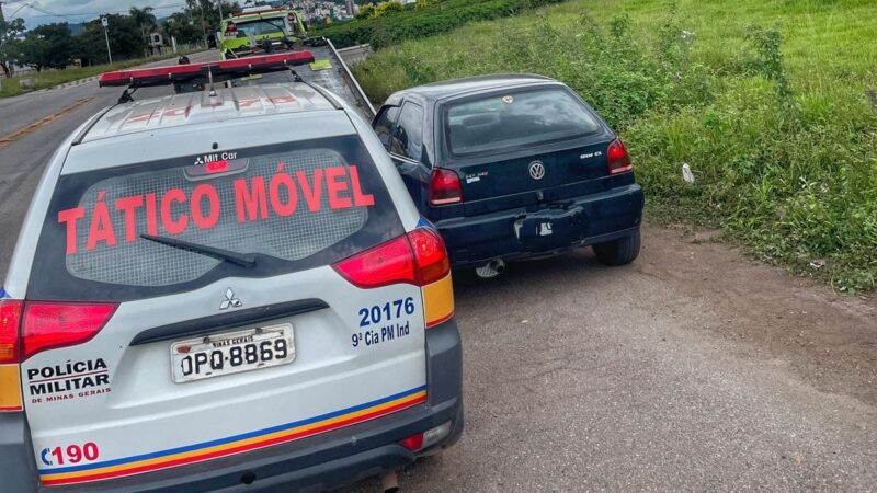 Veículo tomado de assalto em Pará de Minas por adolescentes é recuperado em Itaúna