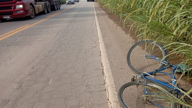 Ciclista ainda não identificado morre após ser colidido por ônibus na MG 431, em Itaúna