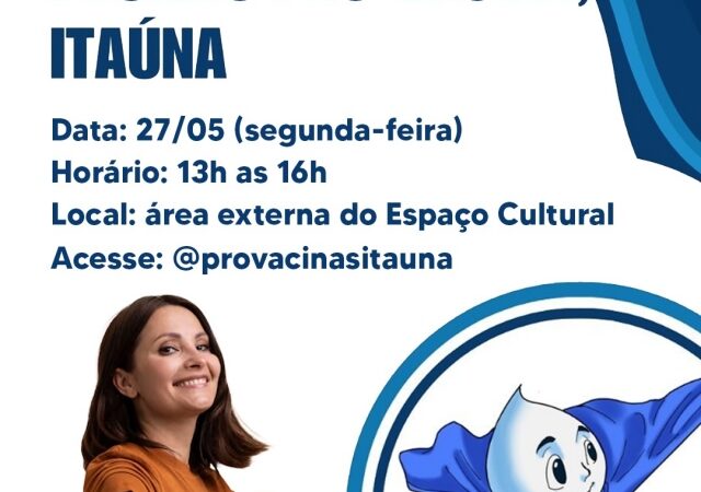 Alunos de Medicina realizarão Projeto Pró-Vacina Itaúna hoje, segunda-feira, 27