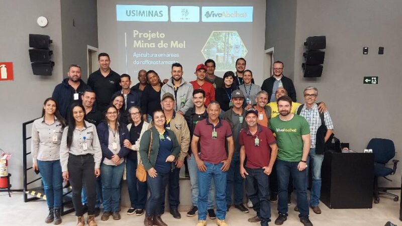 Mineração Usiminas promove capacitação para apicultores na Semana do Meio Ambiente