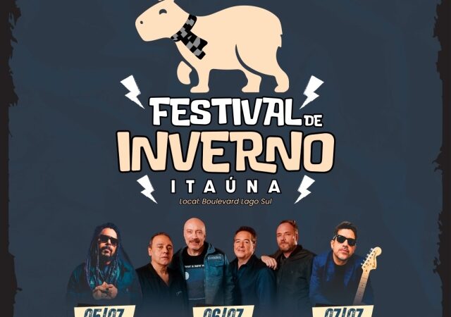 Festival de Inverno terá atrações gratuitas neste fim de semana