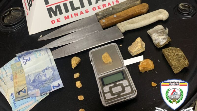 Mulher é presa por tráfico de drogas no bairro Universitário, em Itaúna