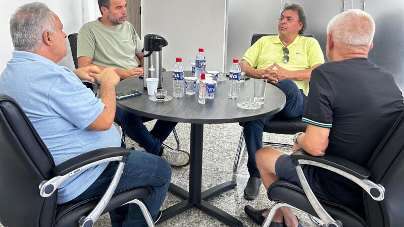 Presidente de clube búlgaro conhece estrutura do Inter de Minas e mostra interesse pelo futebol itaunense
