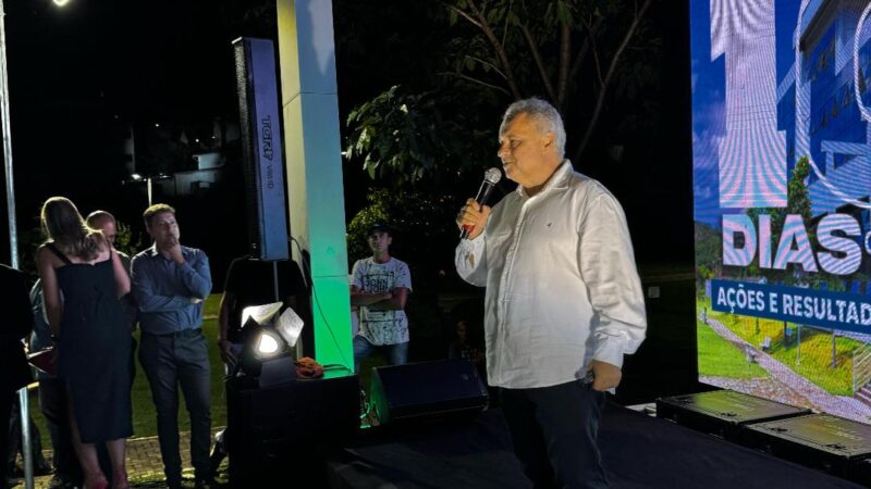 Solenidade marca os 100 primeiros dias do governo municipal de Itaúna