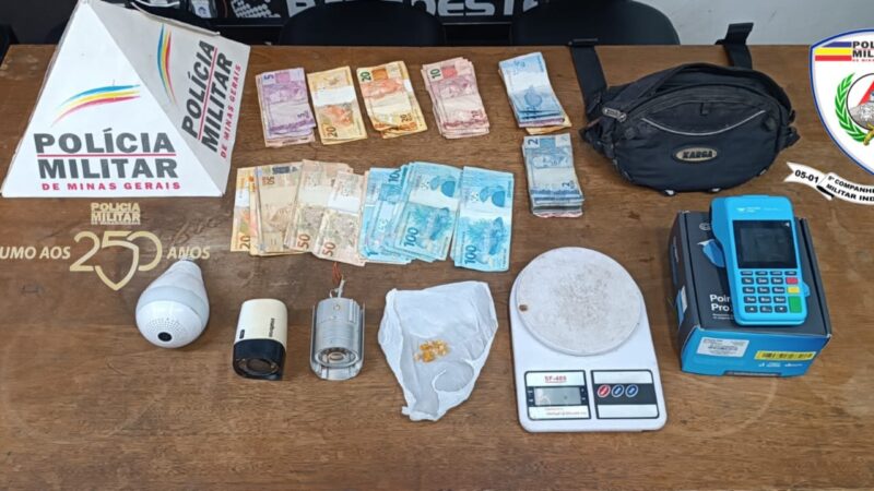 Em prisão domiciliar, homem é preso traficando drogas no bairro Universitário