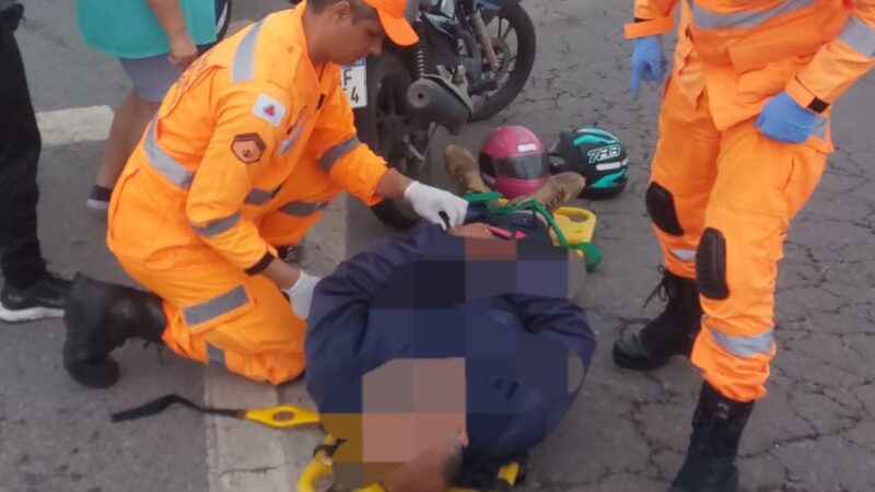 Motorista de carro provoca queda de motociclista e não presta socorro na MG-431 com MG-050