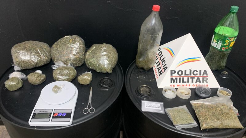 Polícia Militar apreende maconha e haxixe no bairro de Lourdes