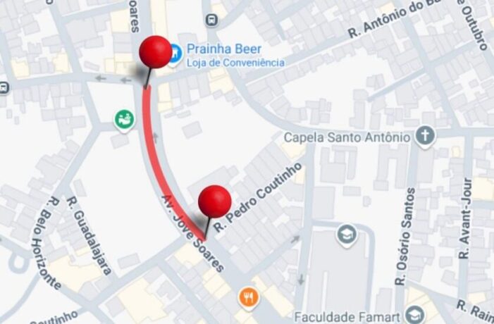 Trecho da avenida Jove Soares está interditada para os preparativos da Marcha para Jesus