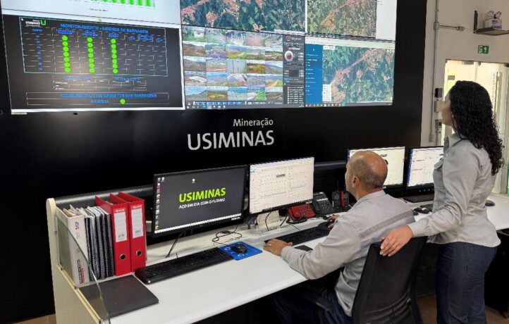 Mineração Usiminas conta com rede de monitoramento online da qualidade do ar e da água