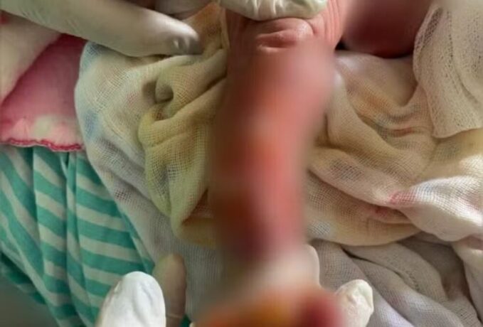 Recém-nascida no Acre que teve os pezinhos queimados no primeiro banho está em estado grave no “João 23”