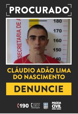 PCMG procura condenado por homicídios e suspeito de novos crimes graves
