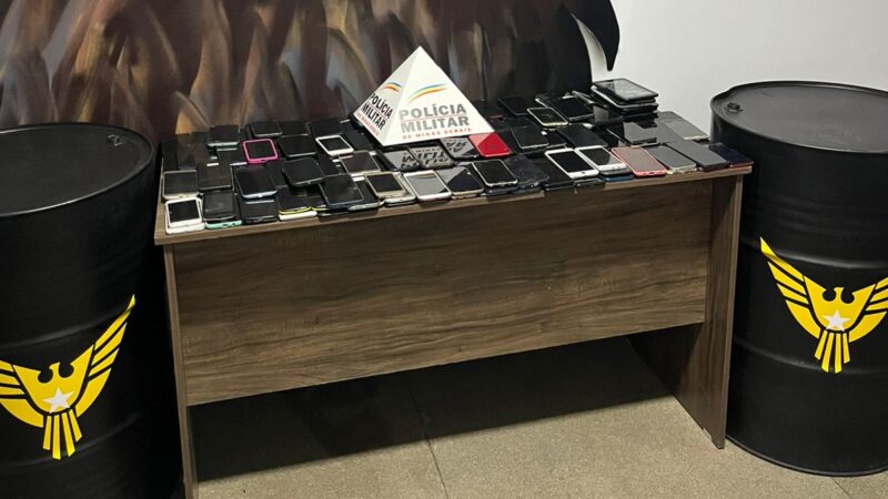 Fiscalização da Receita Estadual em loja de celulares acaba em prisão do proprietário por receptação, em Itaúna