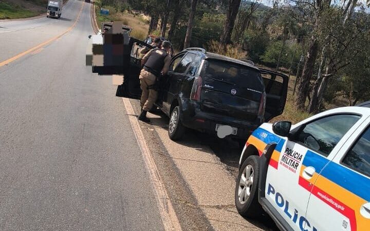 Cinco suspeitos de furto em Carmo de Cajuru são presos na MG 050 em cerco feito pela PM