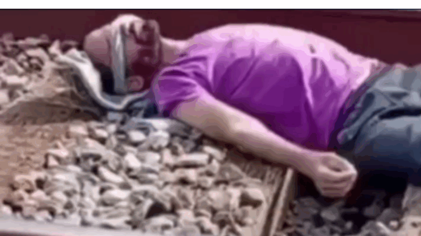 Vídeo: influencer vendado deita em trilho de trem na Grande SP para se exibir nas redes sociais