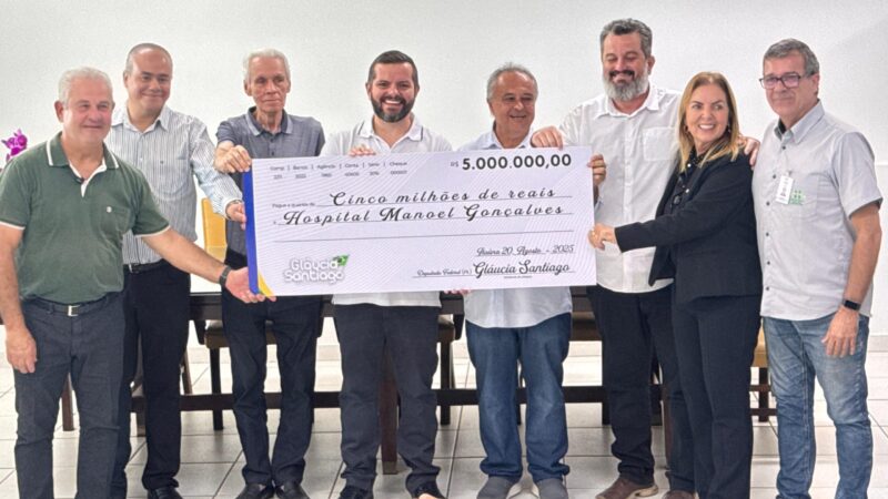 Hospital Manoel Gonçalves recebe emenda parlamentar de  R$ 5 milhões para  cirurgias eletivas