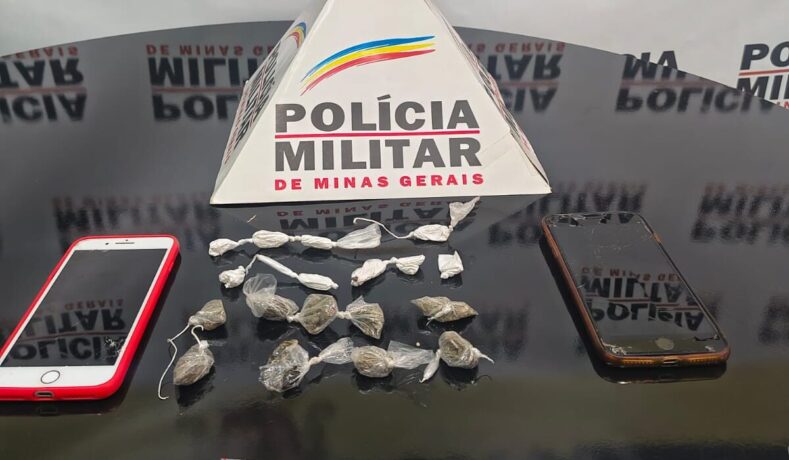 Dois são presos em Itatiaiuçu com maconha, cocaína e skank