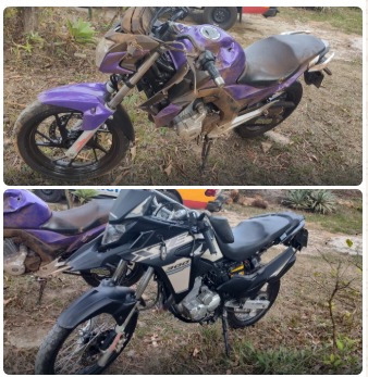 Três pessoas ficam feridas em acidente envolvendo duas motocicletas na MG 431