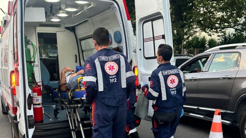 Condutor de motocicleta disse que não conseguiu evitar atropelamento de idosa