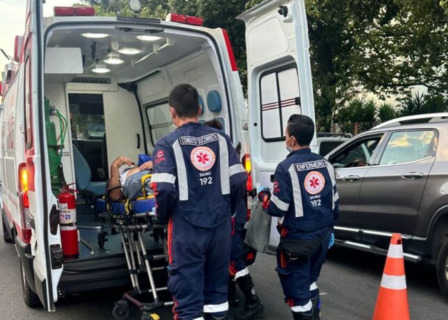 Condutor de motocicleta disse que não conseguiu evitar atropelamento de idosa