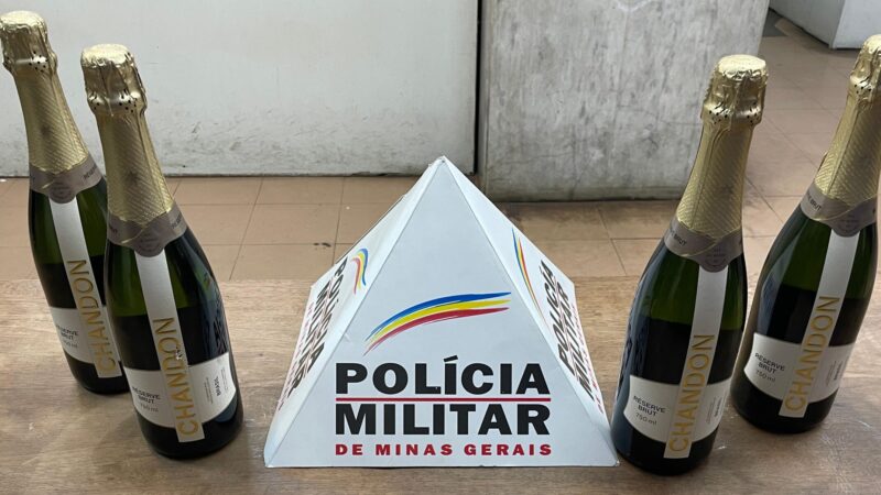 Homem furta bebidas e acaba preso pela PM