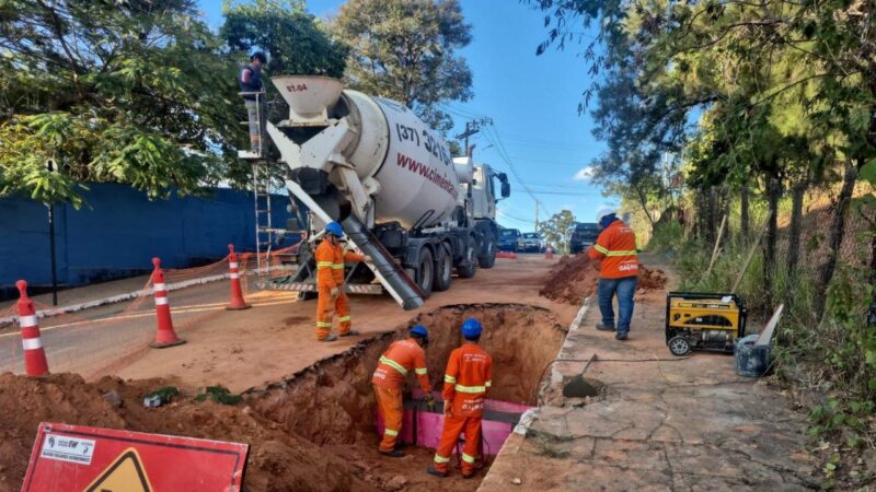 SAAE pede atenção à sinalização feita nas ruas em suas obras