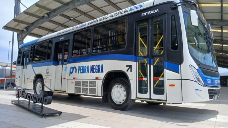 Viação Pedra Negra divulga modelo de ônibus que integrará a frota do transporte coletivo de Itaúna