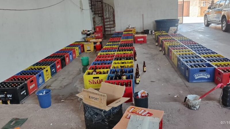 PM apreende 130 caixas de cervejas com marcas falsificadas em Betim