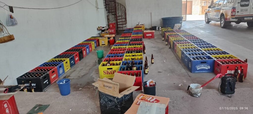 PM apreende 130 caixas de cervejas com marcas falsificadas em Betim