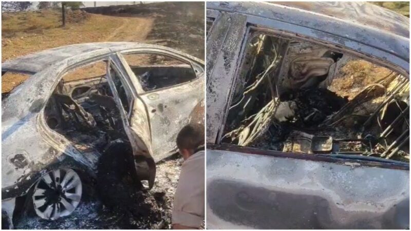 Estado dos corpos carbonizados encontrados dentro de carro dificultam até identificação do sexo