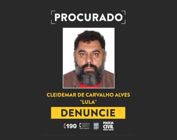 PCMG conclui inquérito do homicídio de Carlos Cesar a tiros dentro de um bar e divulga foto do suspeito