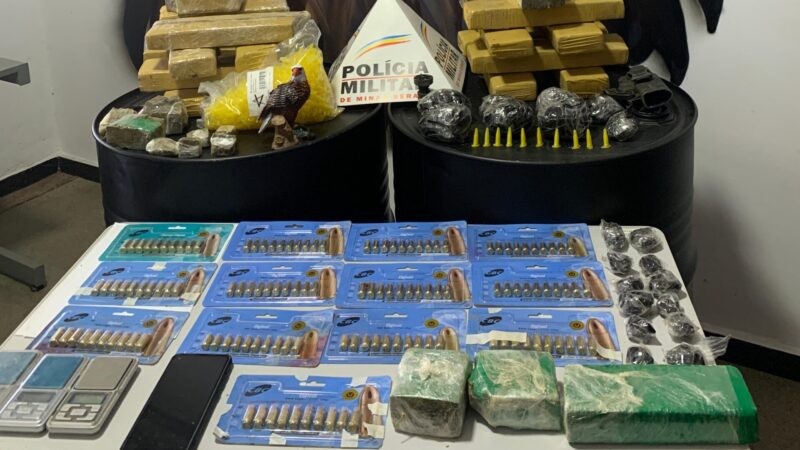 Vídeo: homem é preso depois de denúncia de drogas escondidas em terreno