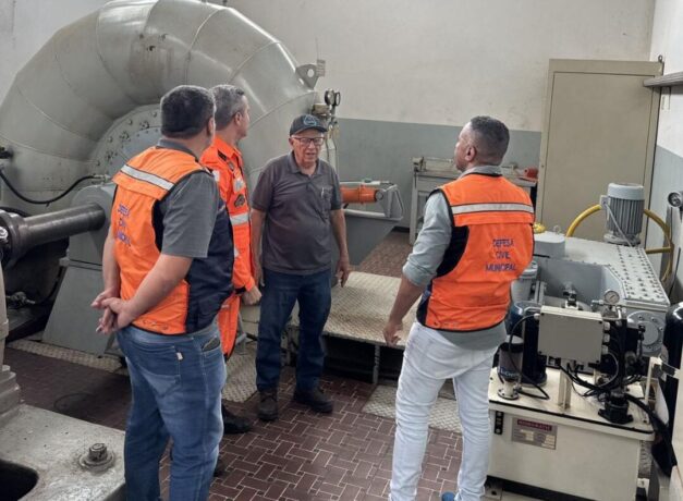 Defesa Civil, Corpo de Bombeiros e Secretaria de Meio Ambiente monitoram Barragem do Benfica