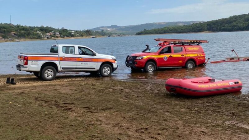 Defesa Civil faz simulado na Barragem do Benfica para salvamento de pessoas ilhadas