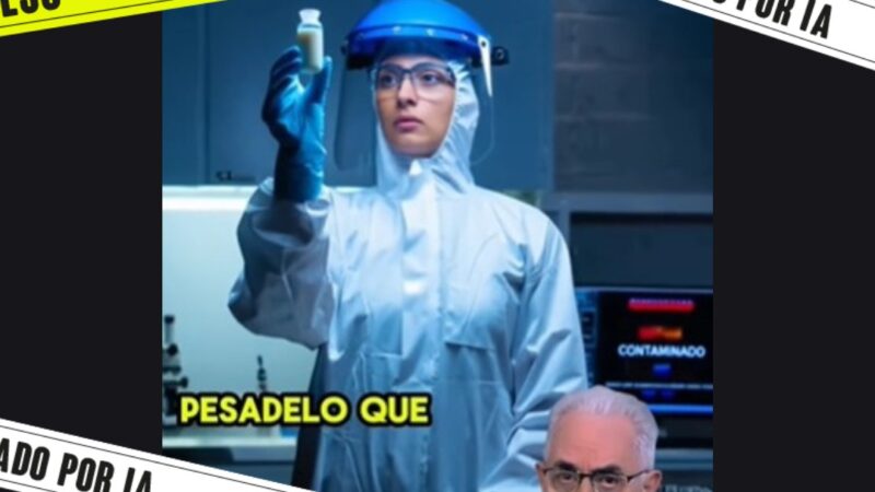 Vídeo com notícia de leite contaminado com metanol é falso, foi gerado com IA