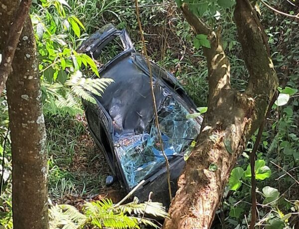 Carro cai em abismo na rodovia MG 164 e condutora morre no local
