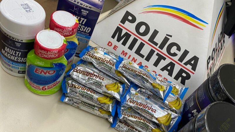 Homem é preso depois de furtar em uma farmácia no centro de Itaúna