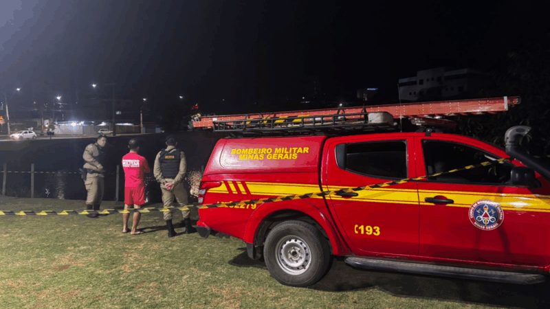 Homem não identificado morre afogado na lagoa em frente à Prefeitura de Itaúna