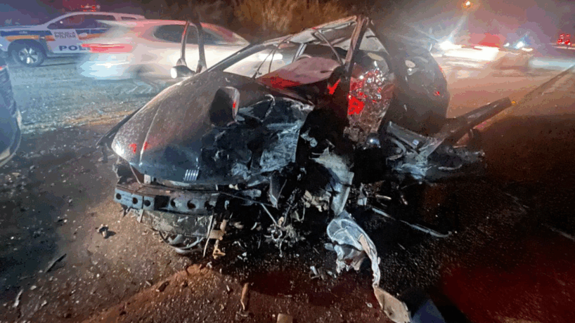 Vídeo: acidente na MG 431, em frente à AABB, provoca morte de um motorista