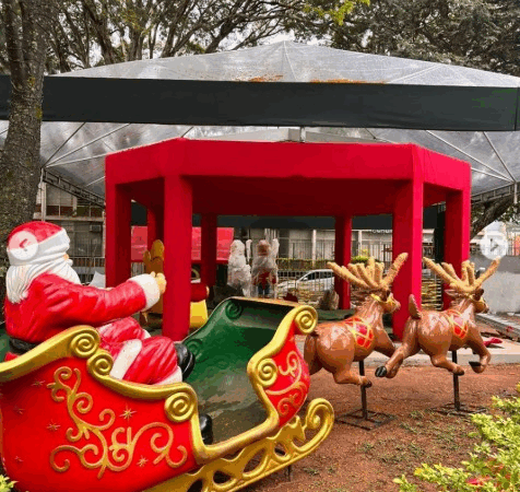 Acendimento das luzes natalinas na Praça da Matriz será nesta sexta-feira, 14