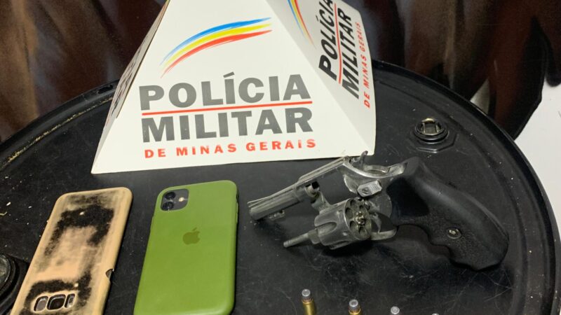 PM prende um homem e apreende arma e munições durante festa em sítio