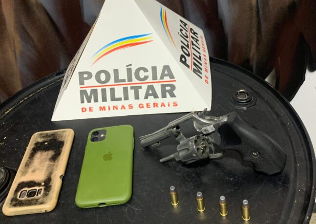 PM prende um homem e apreende arma e munições durante festa em sítio