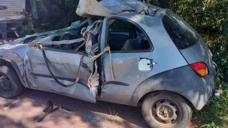 Idoso fica gravemente ferido em acidente na MG 050, em Itaúna