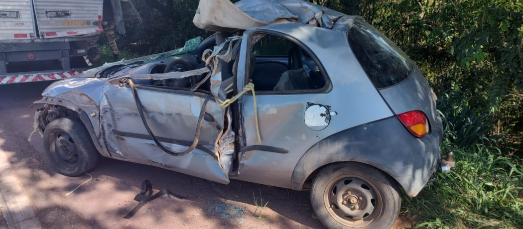 Idoso fica gravemente ferido em acidente na MG 050, em Itaúna