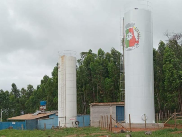 SAAE finaliza obra do novo reservatório de água da Cachoeirinha que já está funcionando