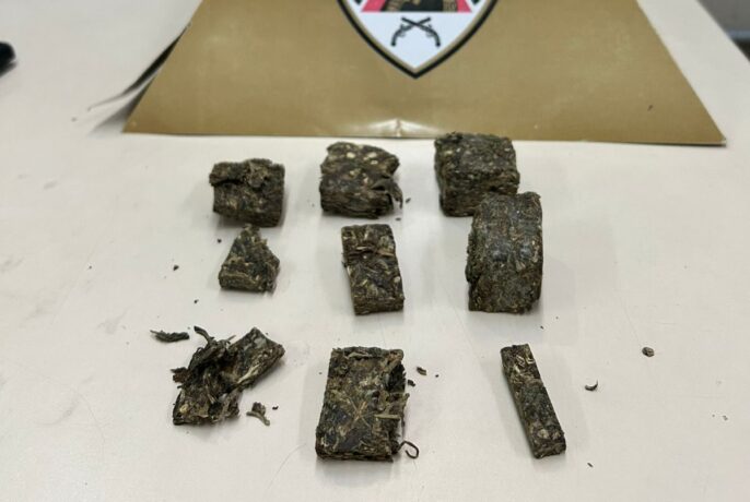 Furta em loja, ameaça lojistas e acaba preso também por tráfico de drogas