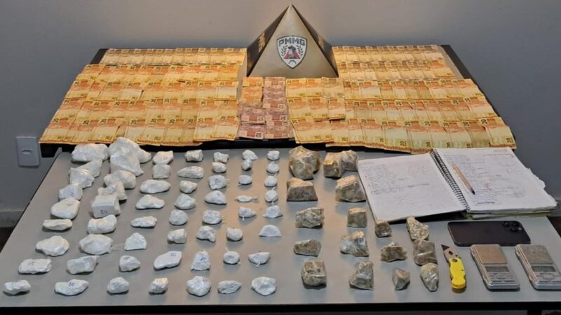 Vídeo: homem suspeito de realizar delivery de drogas é preso em Itaúna