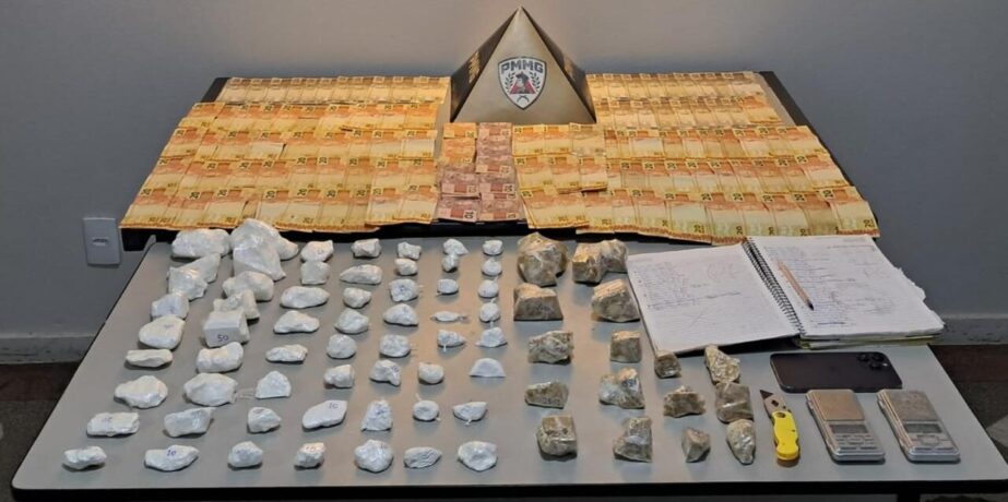 Vídeo: homem suspeito de realizar delivery de drogas é preso em Itaúna