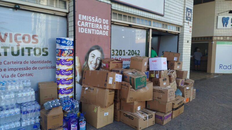 Doações do povo itaunense para vítimas das chuvas em Ubá e Juiz de Fora serão entregues nesta semana