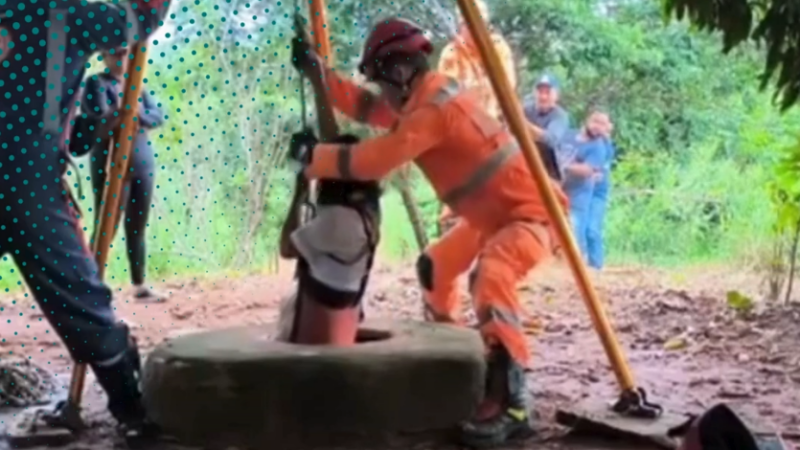 Vídeos: duas pessoas caem em cisternas descobertas em Minas Gerais